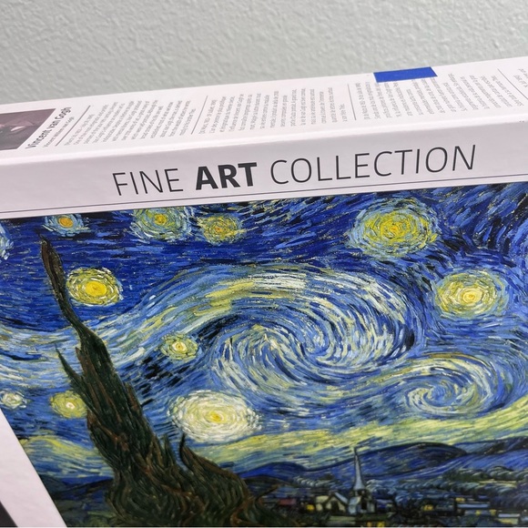 Eurographics 1000pc Van Gogh Starry Night Jigsaw Puzzle Fine Art Collection - Picture 2 of 11